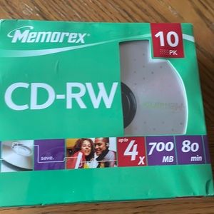 Memorex CD-RW 10 Pack